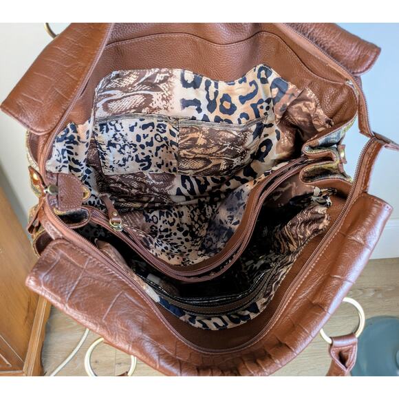 NEW Sharif Brocade Carpetbag  Satchel Shoulder Tote Travel Bag EXTRA Large - Picture 10 of 12